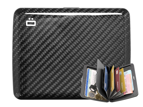 Ogon Smart Case Oslo / Large / Twill Carbon Fiber Wallet