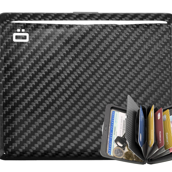 Ogon Smart Case Oslo / Large / Twill Carbon Fiber Wallet