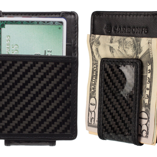 CarbonFG Carbon Fiber & Leather Money Clip Wallet