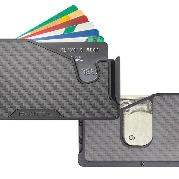 Fantom X Carbon Fiber Fan-Out Wallet with Cash Holder