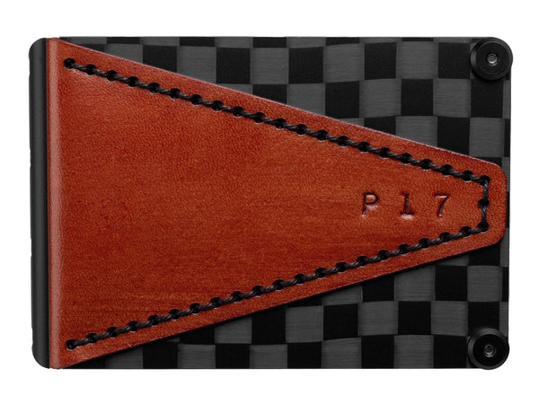 P17 Carbon Fiber Bifold Wallet / Brown