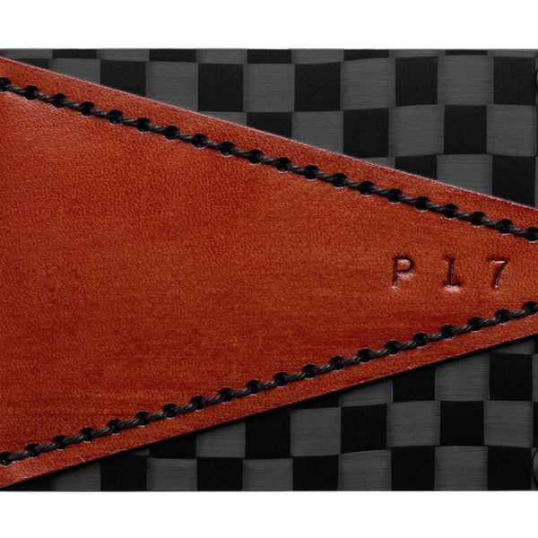 P17 Carbon Fiber Bifold Wallet / Brown