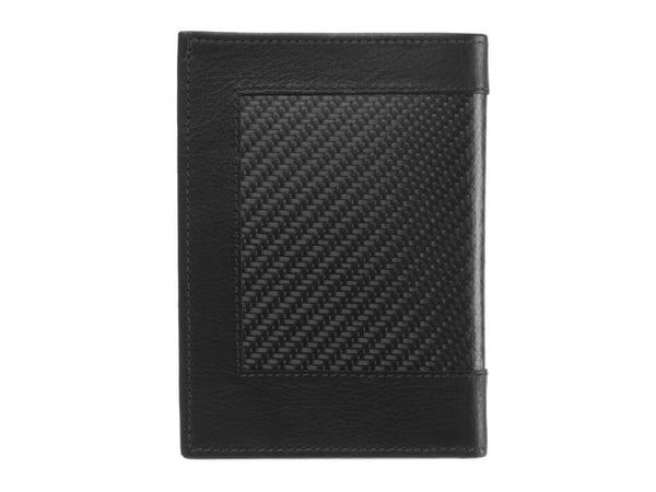 Carbon Fiber and Leather Passport Holder Wallet by Londono