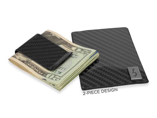 Common Fibers FIT Carbon Fiber Removable Money Clip Wallet