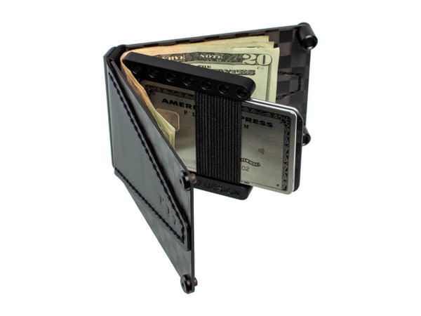 P17 Carbon Fiber Bifold Wallet / Brown