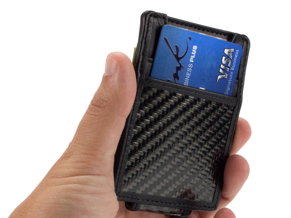CarbonFG Carbon Fiber & Leather Money Clip Wallet