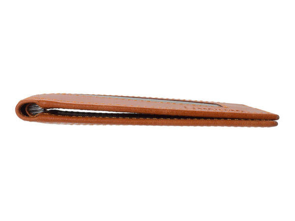 Londono Carbon Fiber and Leather Sports Wallet / Light Brown