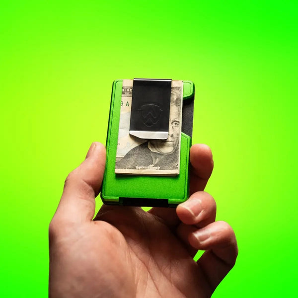 Wallet with Key Organizer - Alien Green