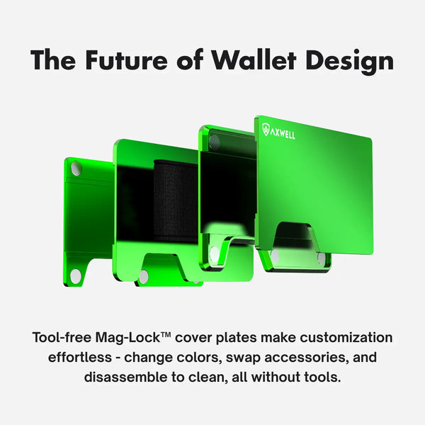 AirTag Wallet - Alien Green