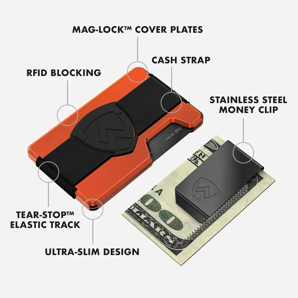 Wallet Multitool Bundle - Blaze Orange