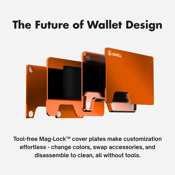 AirTag Wallet - Blaze Orange