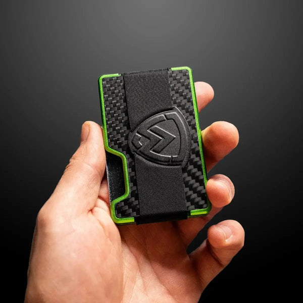 Axwell Wallet - Alien Green Carbon Fiber