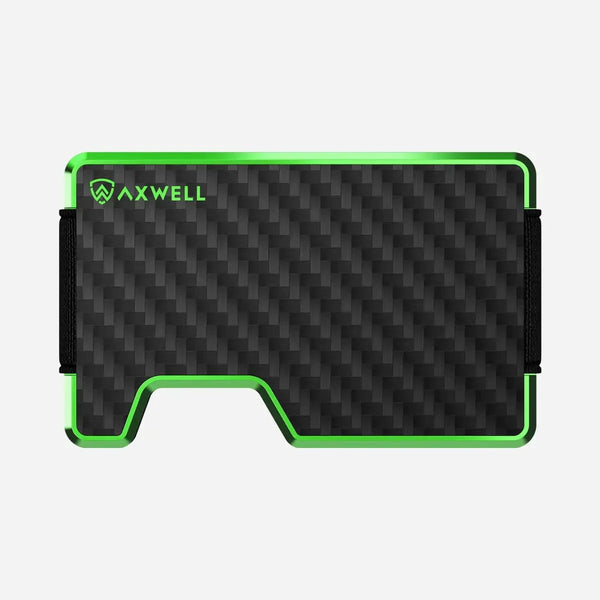 Axwell Wallet - Alien Green Carbon Fiber