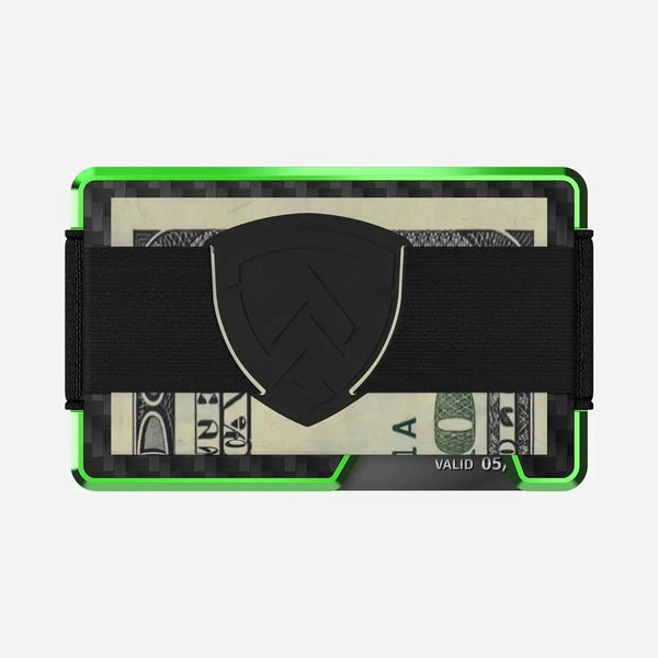 Axwell Wallet - Alien Green Carbon Fiber