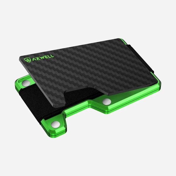 Axwell Wallet - Alien Green Carbon Fiber