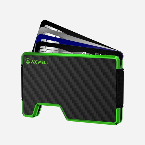 Axwell Wallet - Alien Green Carbon Fiber