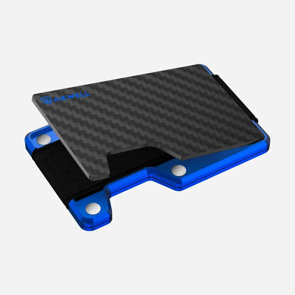 Axwell Wallet - Hyper Blue Carbon Fiber
