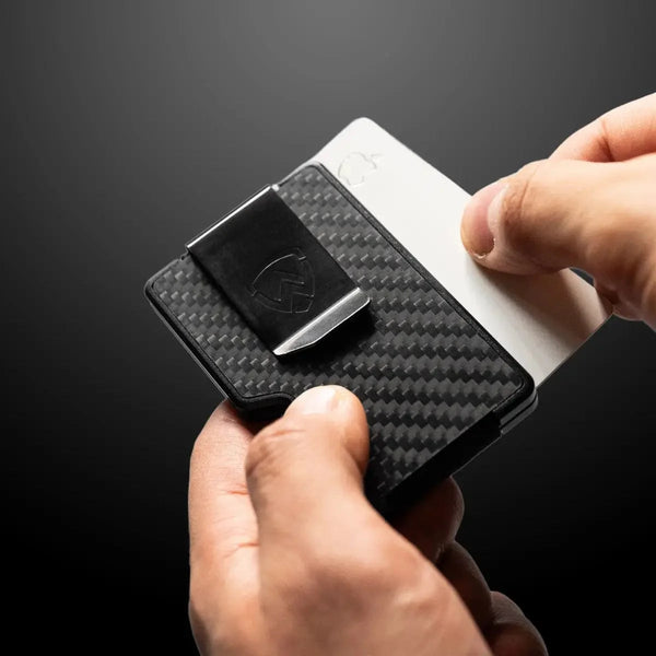 Axwell Wallet - Jet Black Carbon Fiber