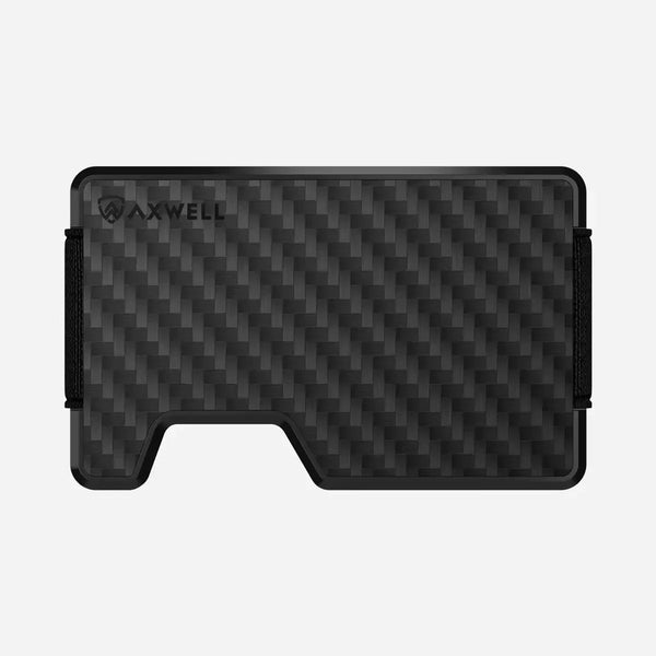 Axwell Wallet - Jet Black Carbon Fiber