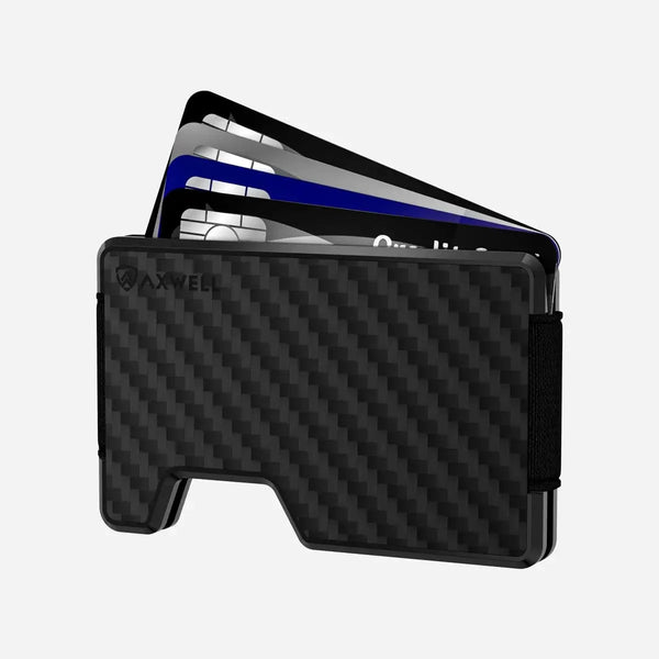 Axwell Wallet - Jet Black Carbon Fiber