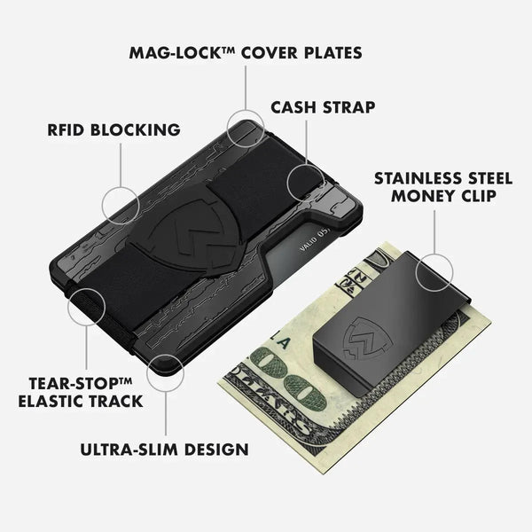 Axwell Wallet - Black Damascus