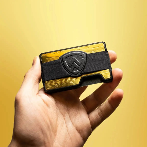 Axwell Wallet - Gold Damascus