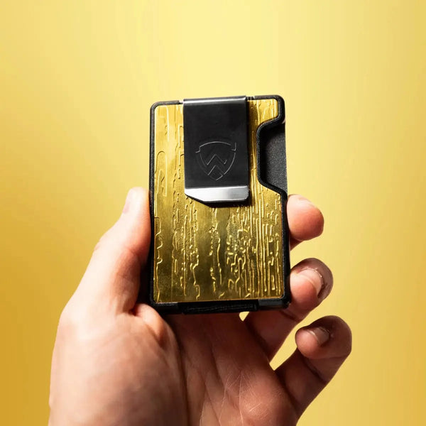 Axwell Wallet - Gold Damascus