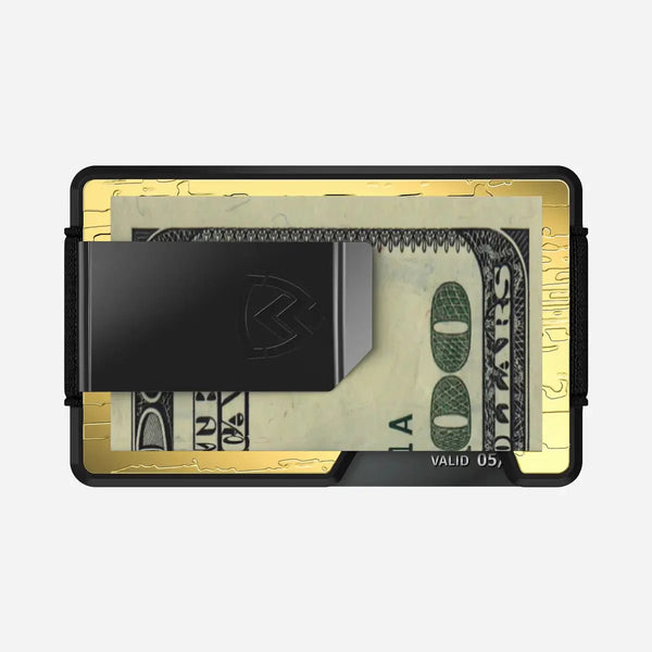 Axwell Wallet - Gold Damascus