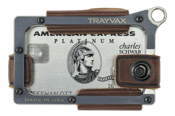 Contour Wallet - Raw Mississippi Mud
