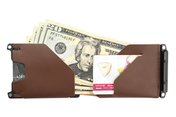 Venture Billfold - Black Ano / Frontier Brown