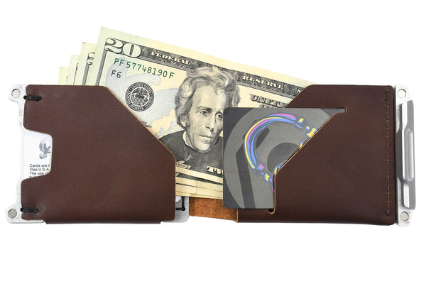 Venture Billfold - Raw Tumbled / Frontier Brown